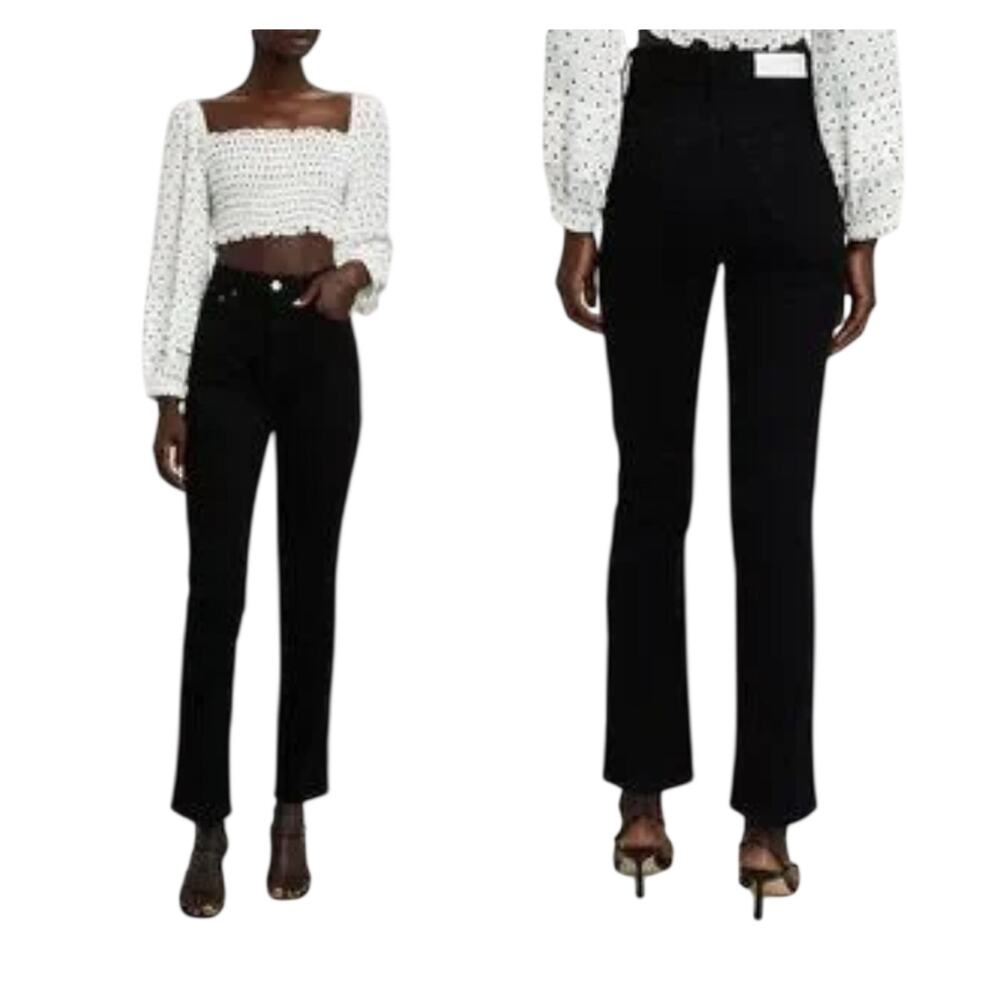 Re/Done 80s Slim Straight Fit High Rise Button Fly Jeans Pants 28